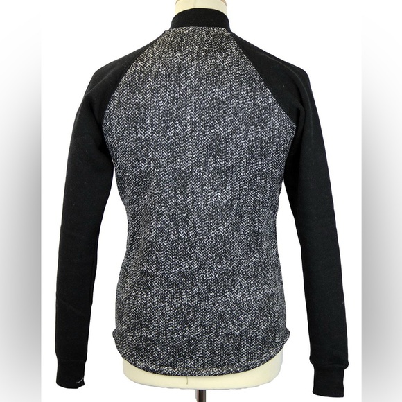 Native Youth RETRO Knitted Jersey Bomber Jacket Men’s size Small - Picture 4 of 11